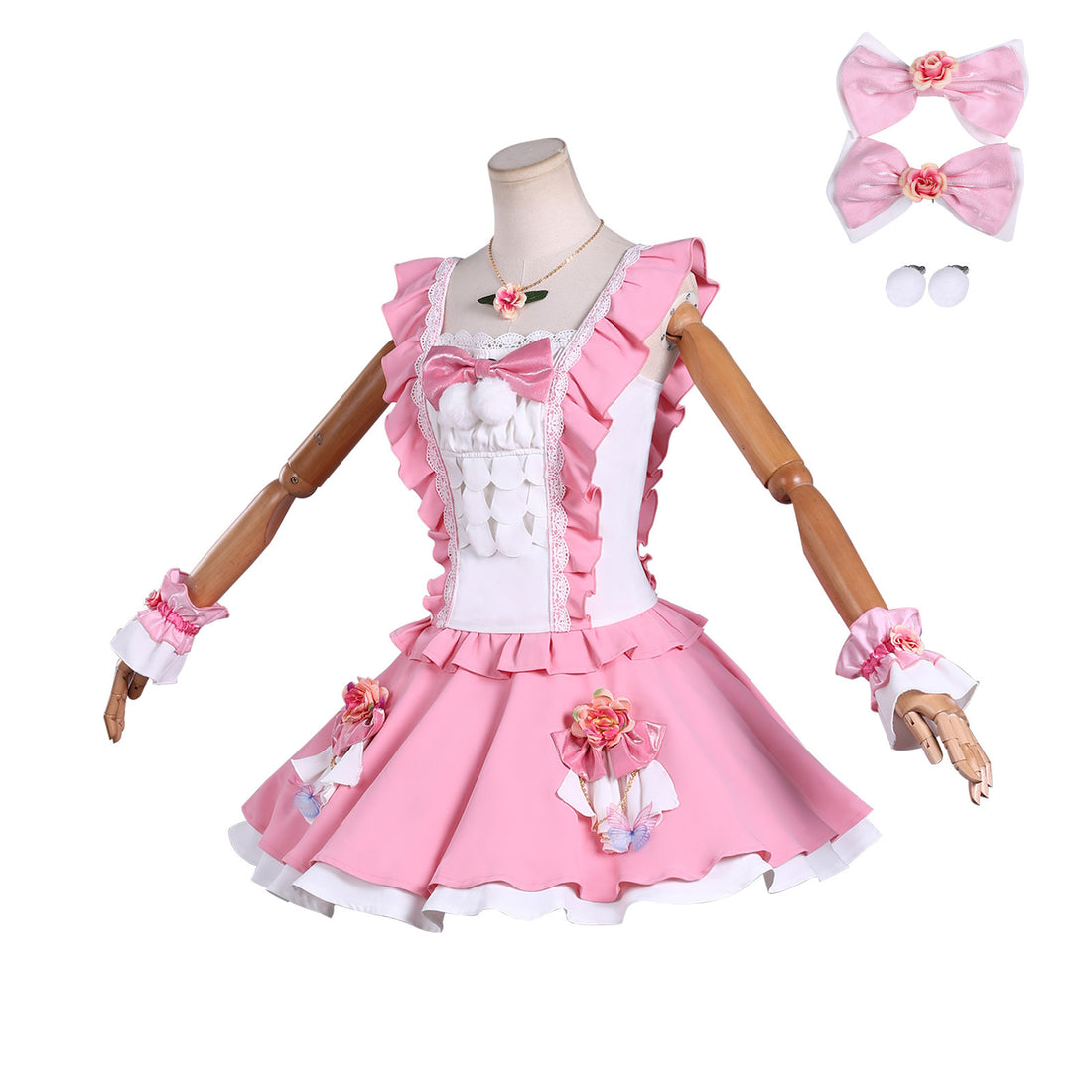Star Activity Nijino Yume S4 Pink School Uniform Cosplay Costume Women's Academy Suit