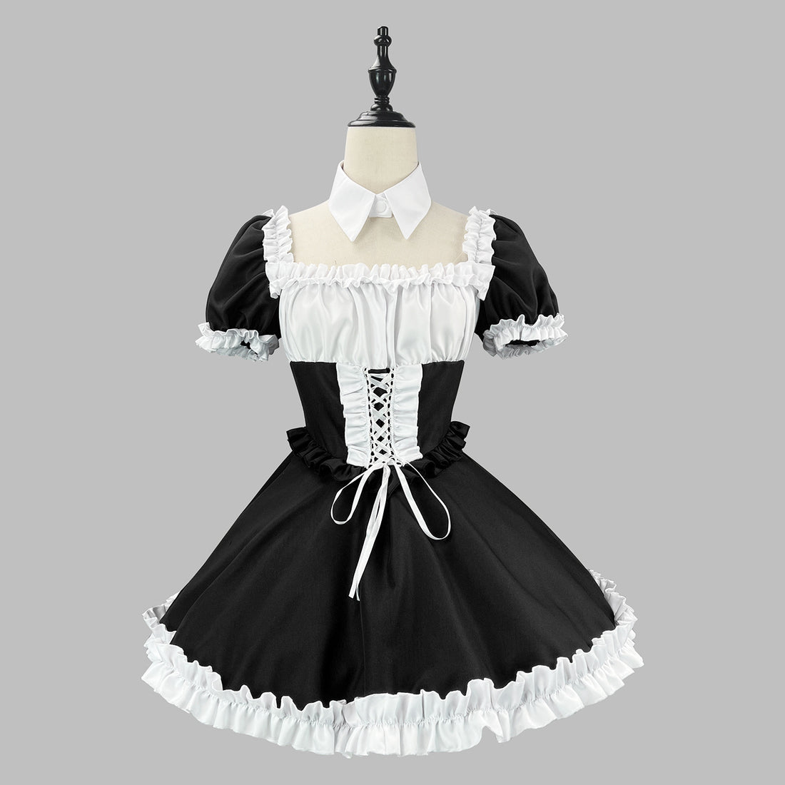 Classic Short Sleeve Lolita Dress Cute Japanese Maid Cosplay