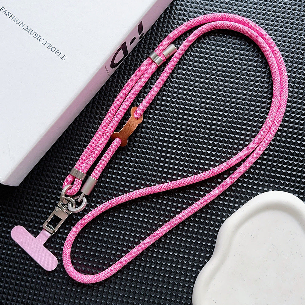 Rotatable Buckle Crossbody Neck Phone Lanyard Long Strap with Tether Tabs Phone Charm