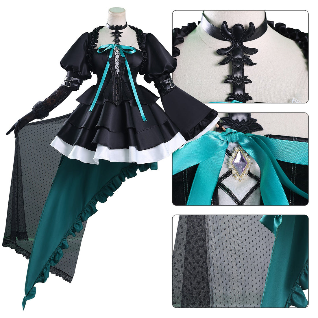 Game Arknights Wakaba Mutsumi X Ave Mujica Mortis Cosplay Costumes