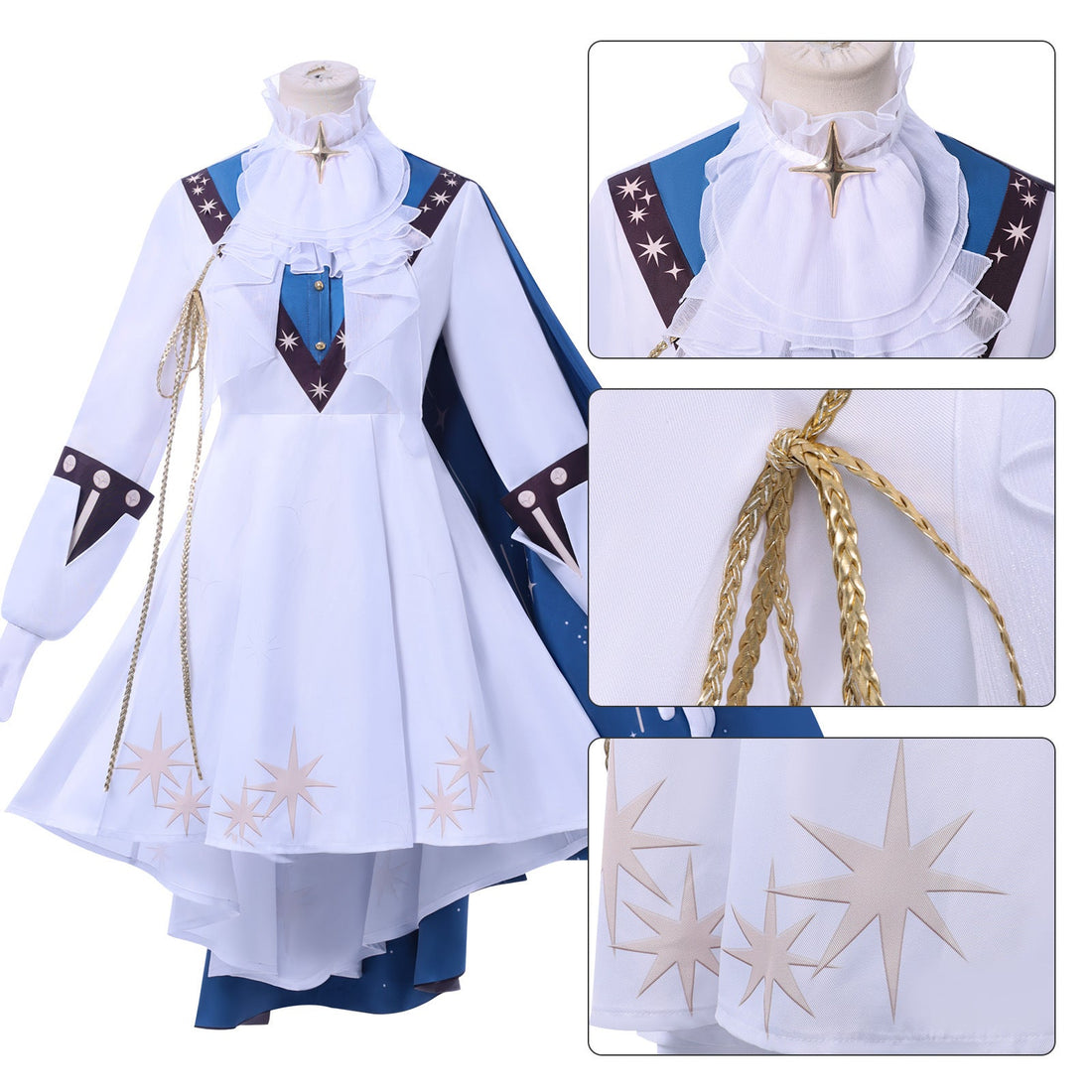 Game Reverse: 1999 Sonetto The Heart of Tin Suit Cosplay Costumes