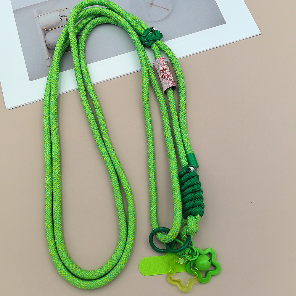 Multicolor Adjustable Crossbody Neck Phone Lanyard Long Strap with Tether Tabs Phone Charm