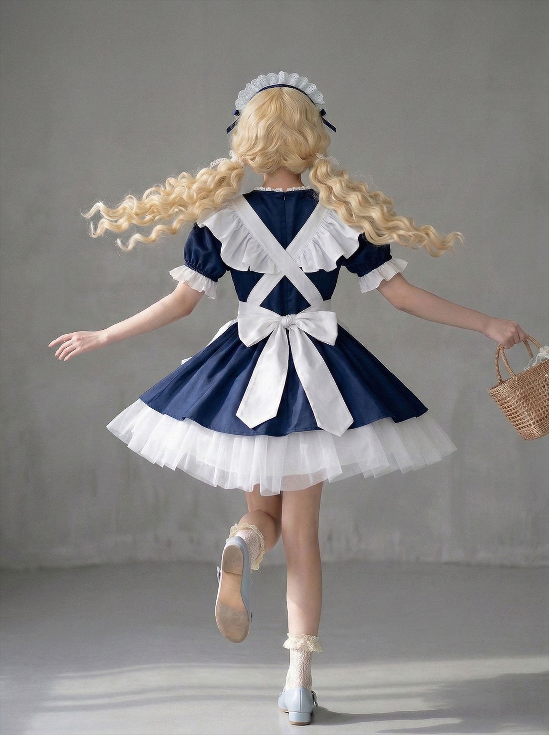 Angel Maid Outfit Alice Lolita Dress Cosplay Café Uniform Dress