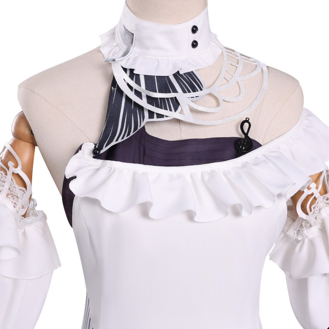 Wuthering Waves Phrolova White Moonlight Gown Cosplay Costumes
