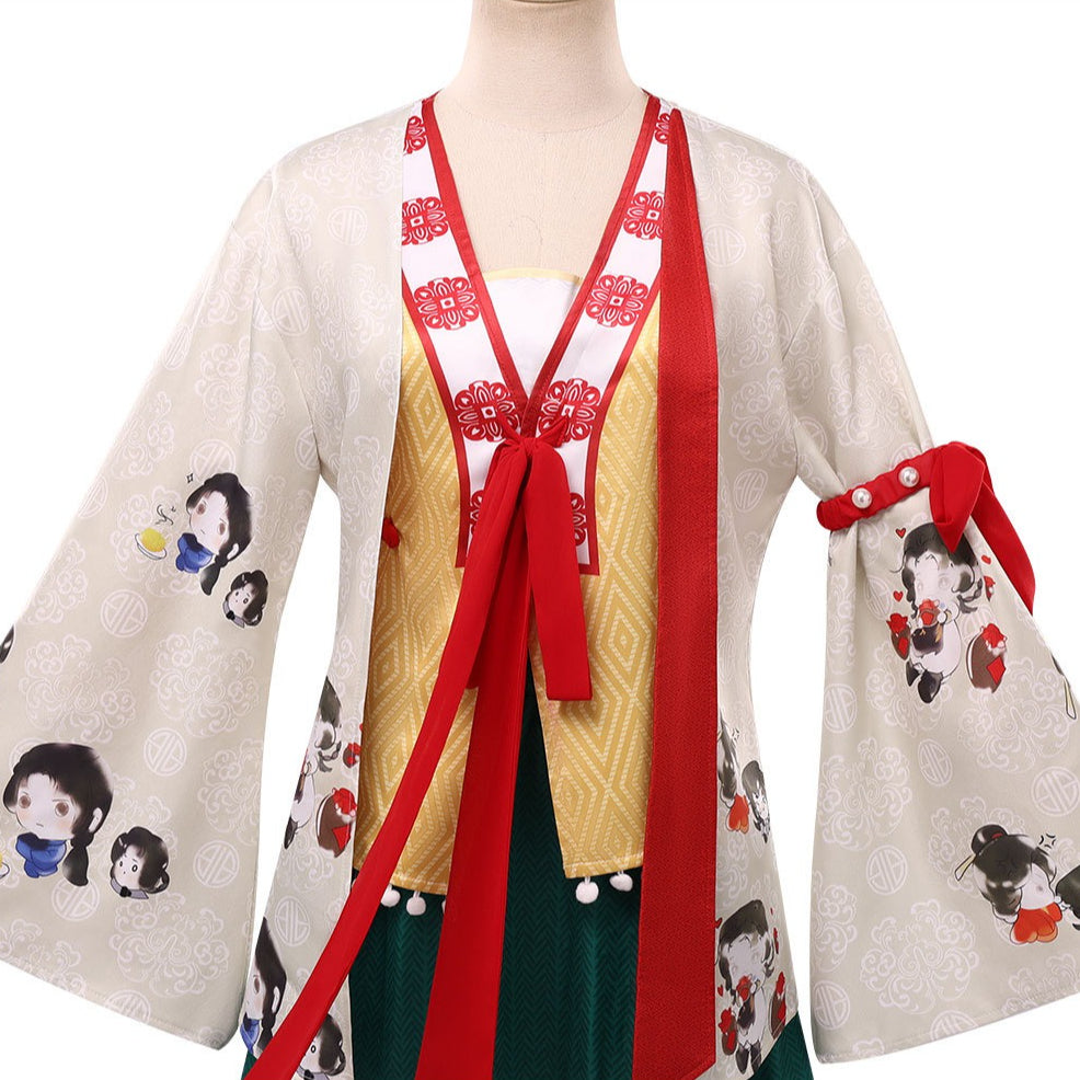 Game Where Winds Meet Wanderer's Garment Cosplay Costumes Women's Traditional Themed Outfit