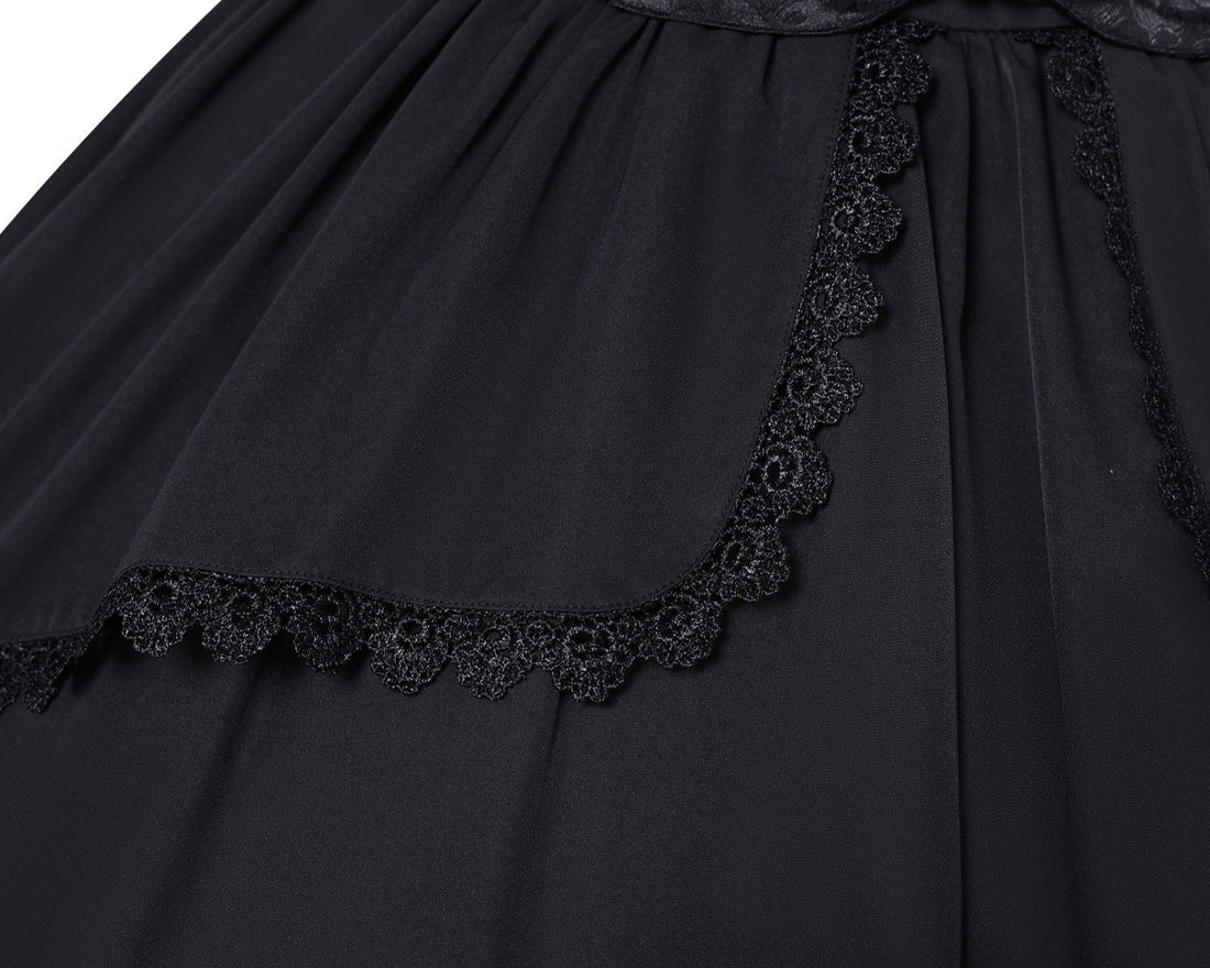 Identity V Gardener Emma Woods Black White Waltz Cosplay Costumes Lolita Dress Halloween Party Outfit
