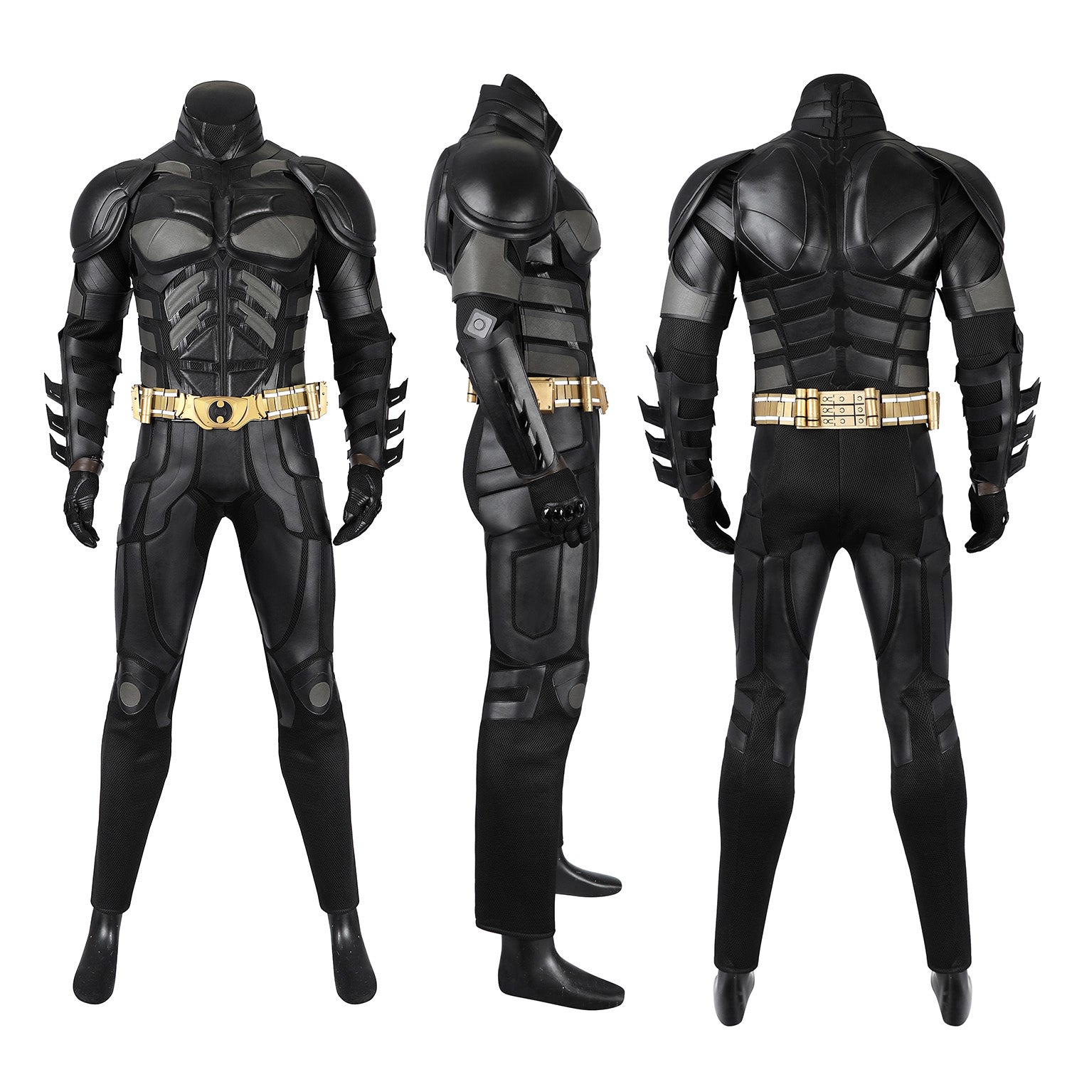 The Dark Knight Rises Batman Bruce Wayne Top Level Cosplay CostumesThemed Carnival Party Outfit