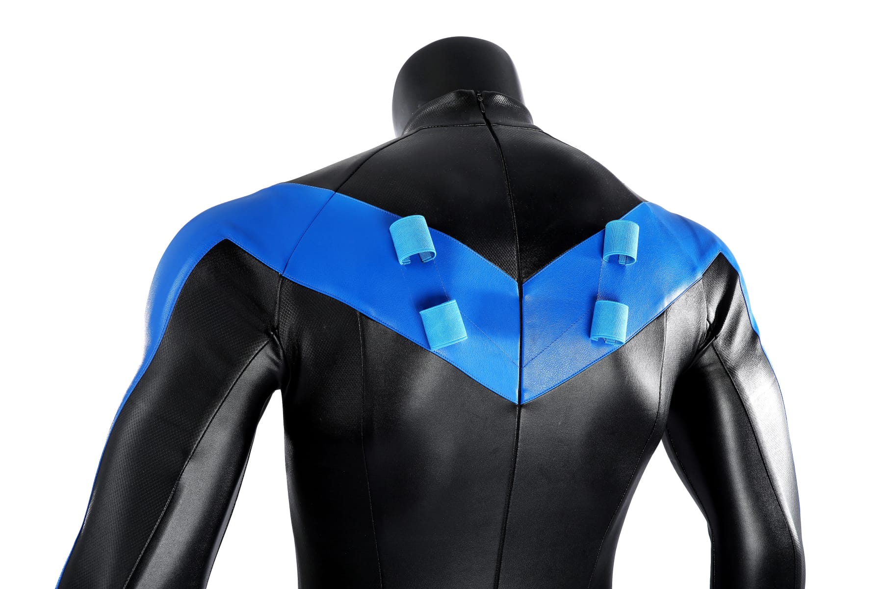 Nightwing Blue Battle Suit Top Level Movie Cosplay Costumes