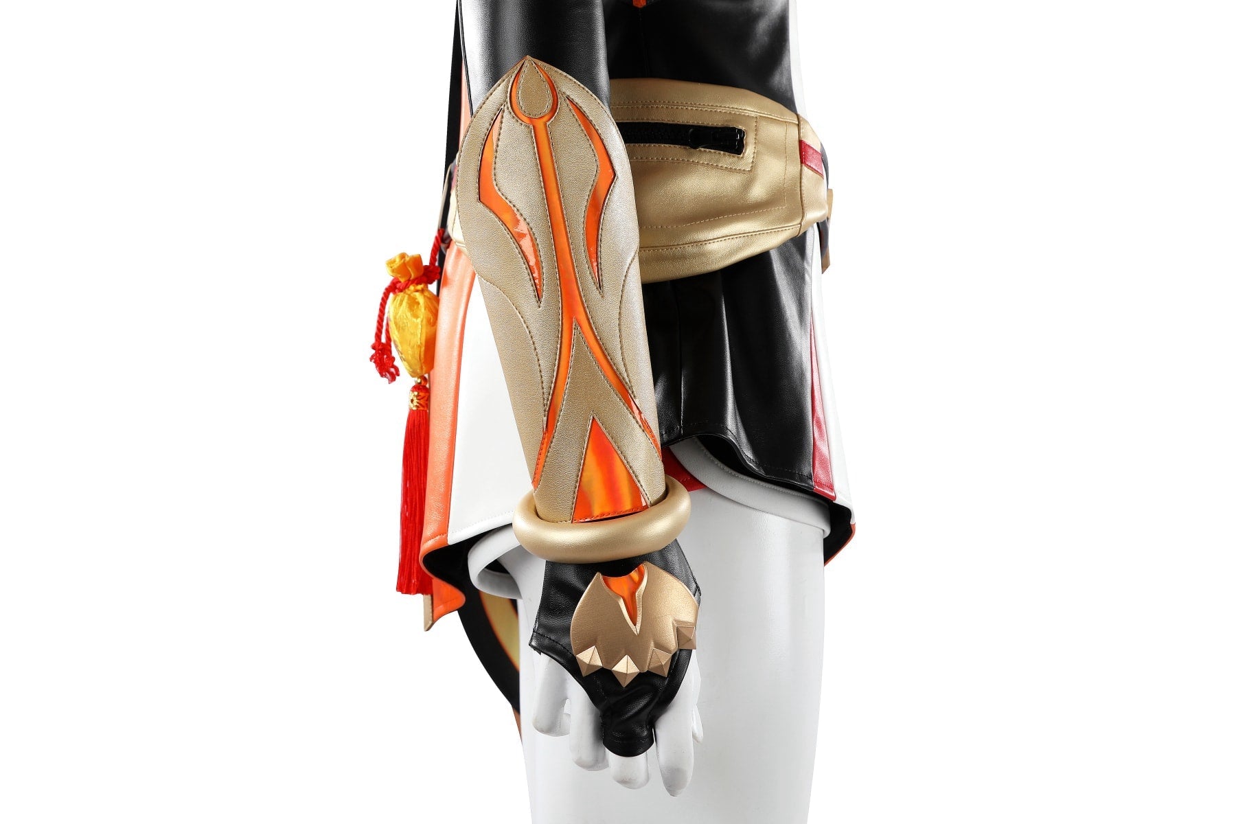 Overwatch Anran Orange Outfit Top Level Fullset Cosplay CostumesThemed Carnival Party Outfit
