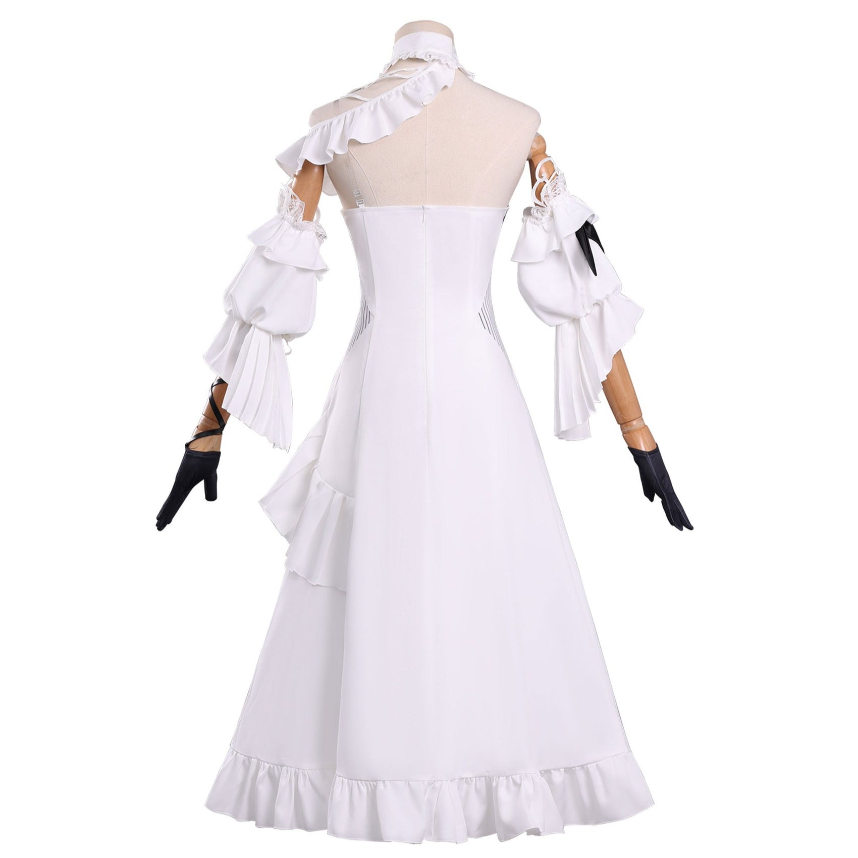 Wuthering Waves Phrolova White Moonlight Gown Cosplay Costumes