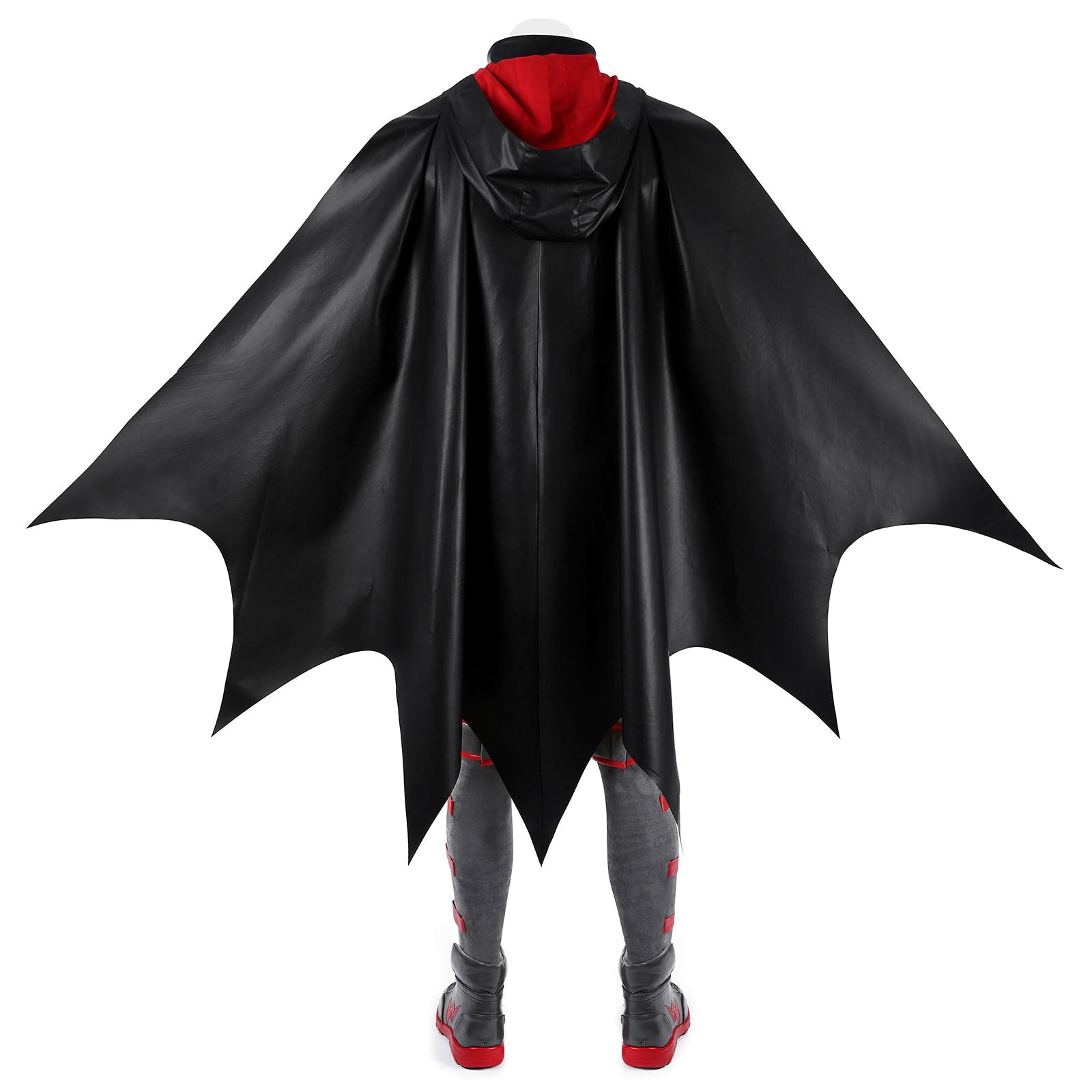 Batman: Son of The Demon Robin Damian Wayne Cosplay Costumes Halloween Suit with CloakThemed Carnival Party Outfit