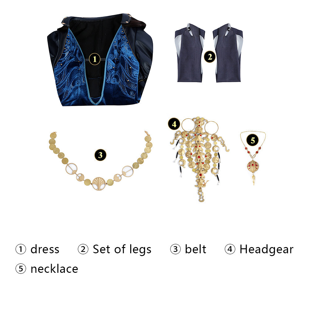 Game Baldur's Gate 3 Mizora Female Halloween Cosplay CostumesThemed Carnival Party Outfit