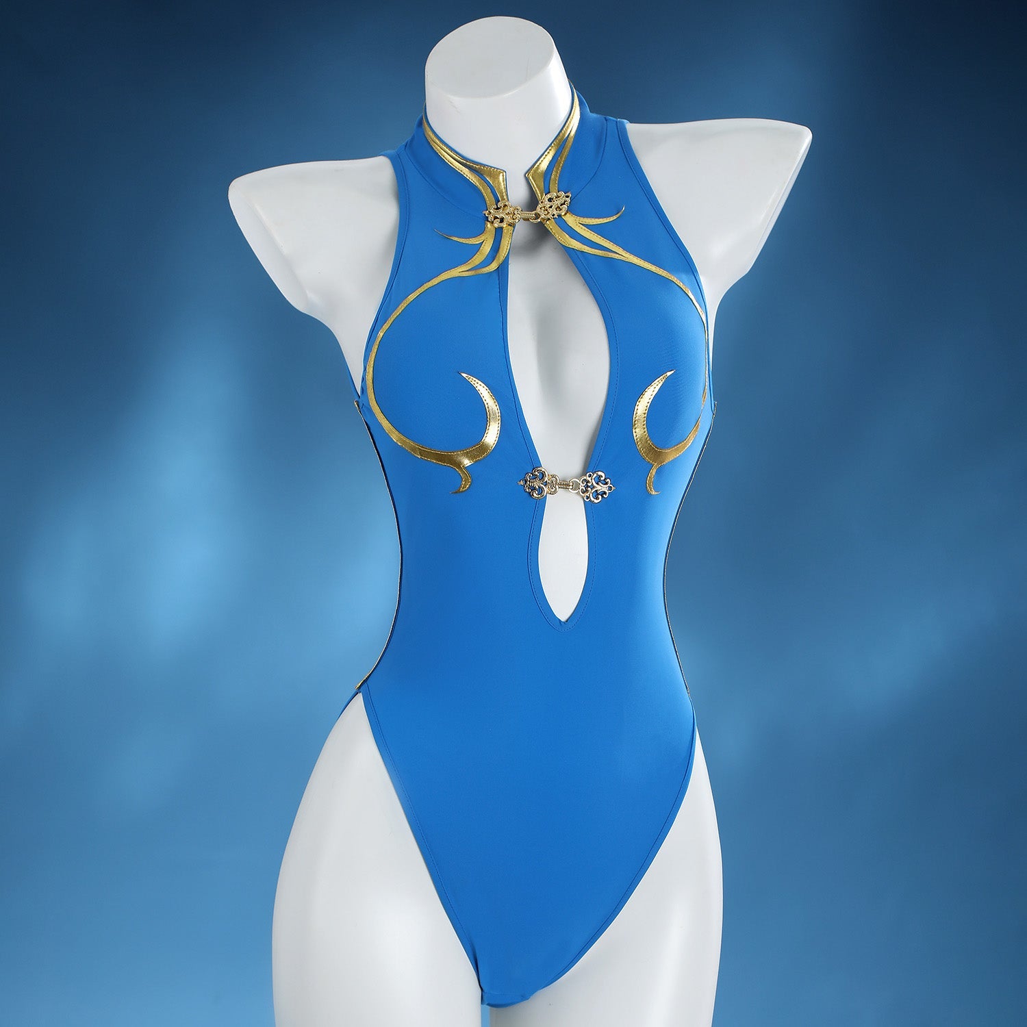 Game Street Fighter 6 Chun Li Woman Swimsuit Cosplay CostumesThemed Carnival Party Outfit