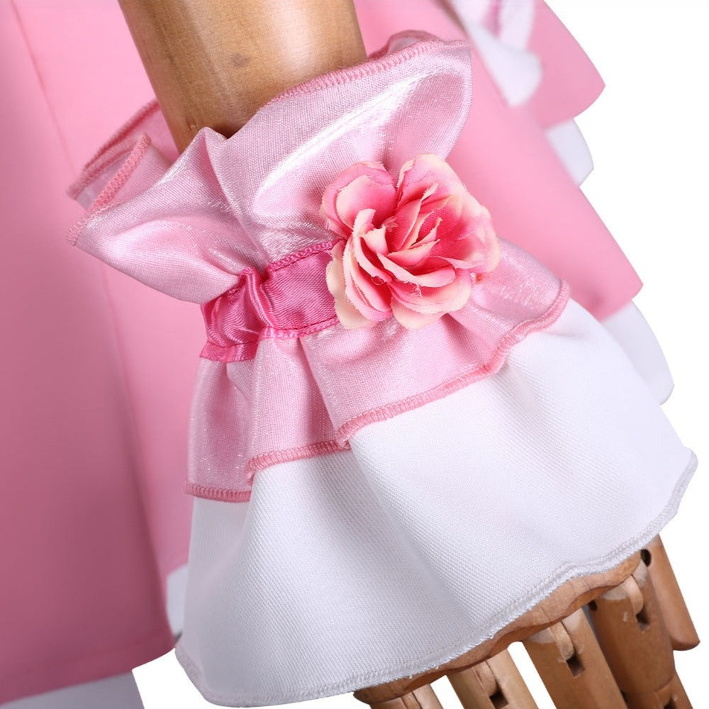 Star Activity Nijino Yume S4 Pink School Uniform Cosplay Costume Women's Academy Suit