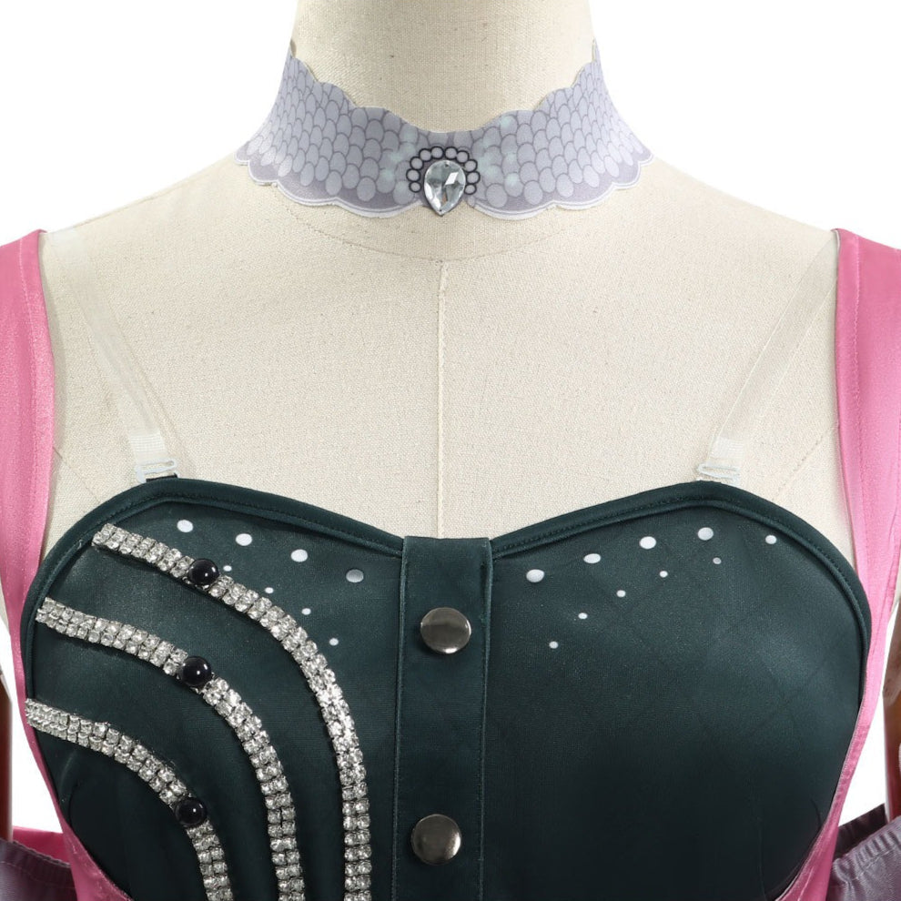 Game Reverse: 1999 Anjo Nala Pink Dress Cosplay Costumes