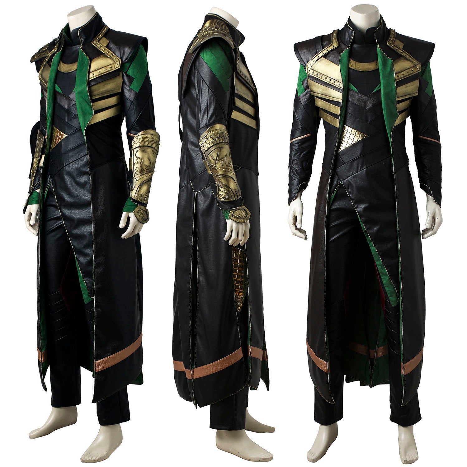Thor: The Dark World Avengers Loki Male Cosplay CostumesThemed Carnival Party Outfit