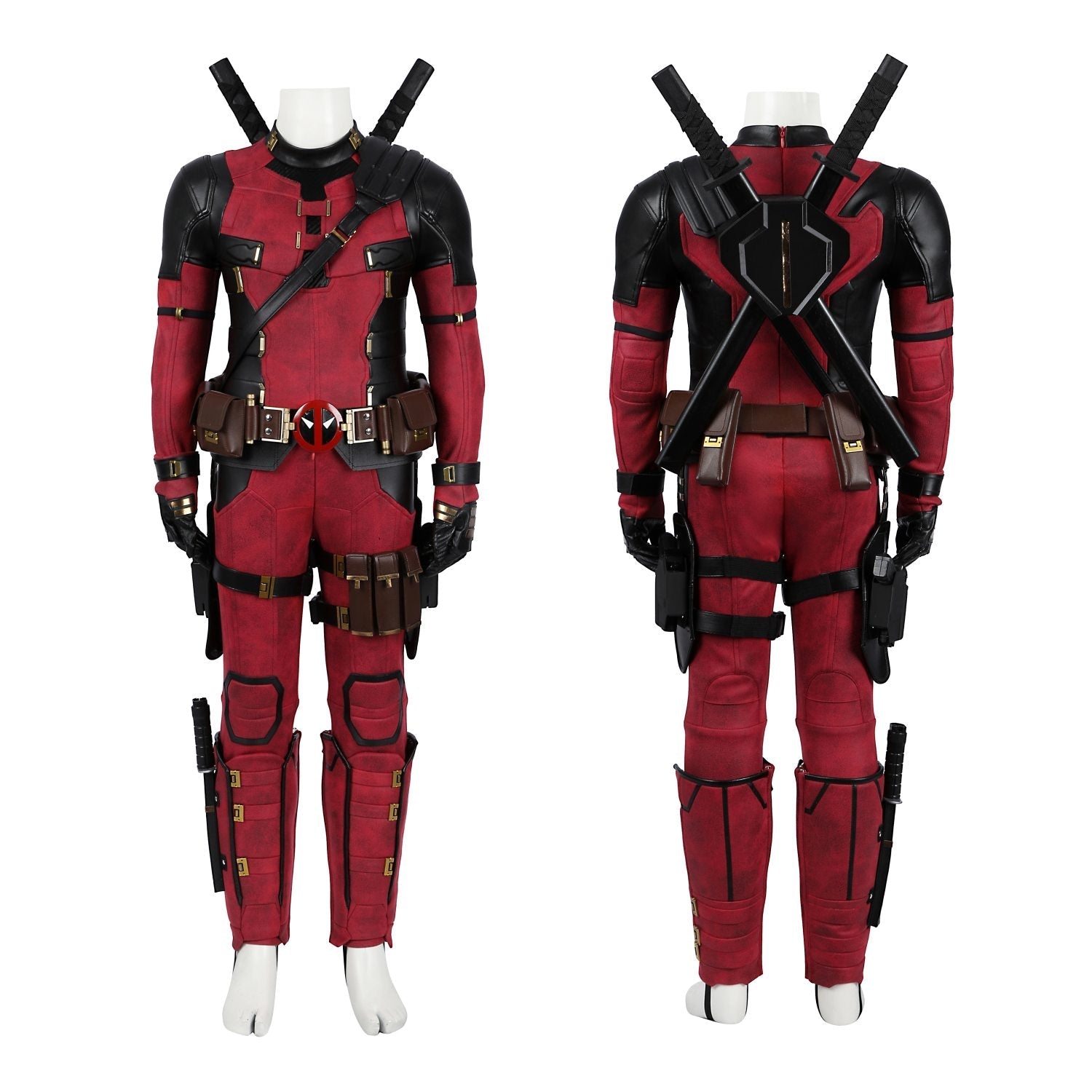 Deadpool 3 Deadpool & Friend Wade Wilson Kids Cosplay CostumesThemed Carnival Party Outfit