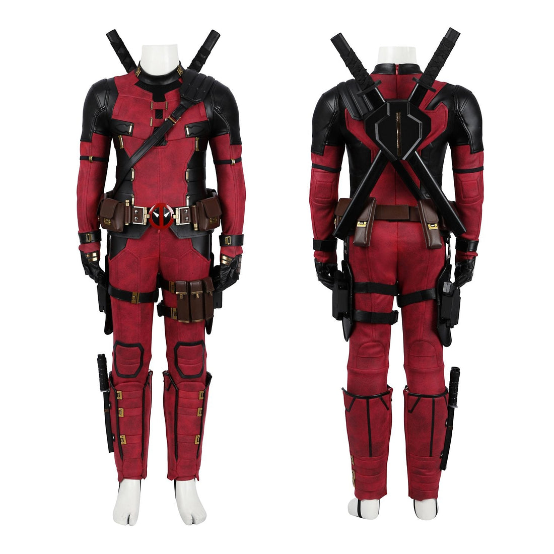 Deadpool 3 Deadpool & Friend Wade Wilson Kids Cosplay CostumesThemed Carnival Party Outfit
