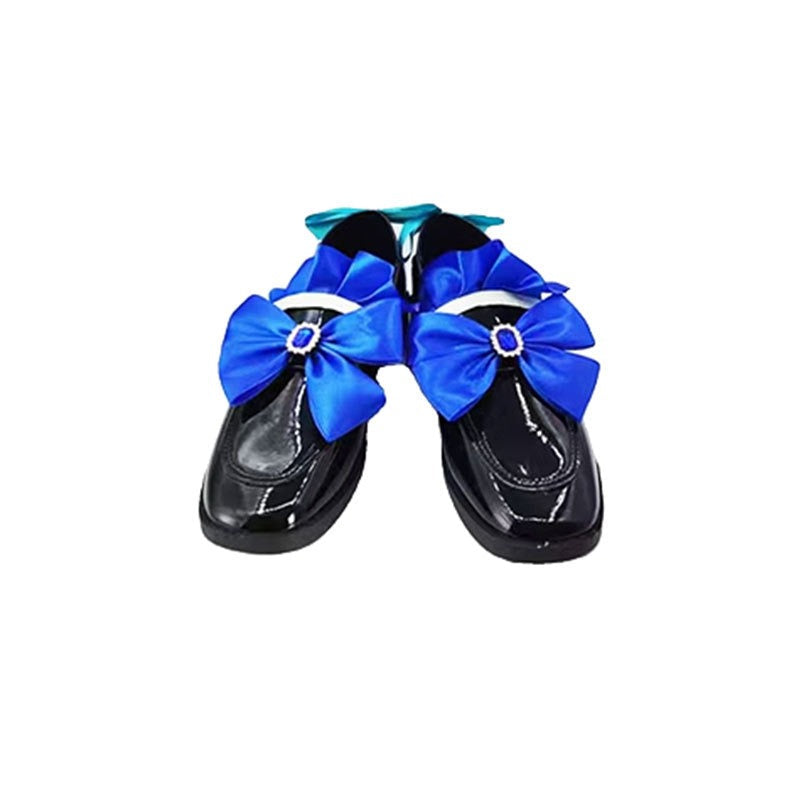Genshin Impact Focalors Furina de Fontaine Black Cosplay Costumes