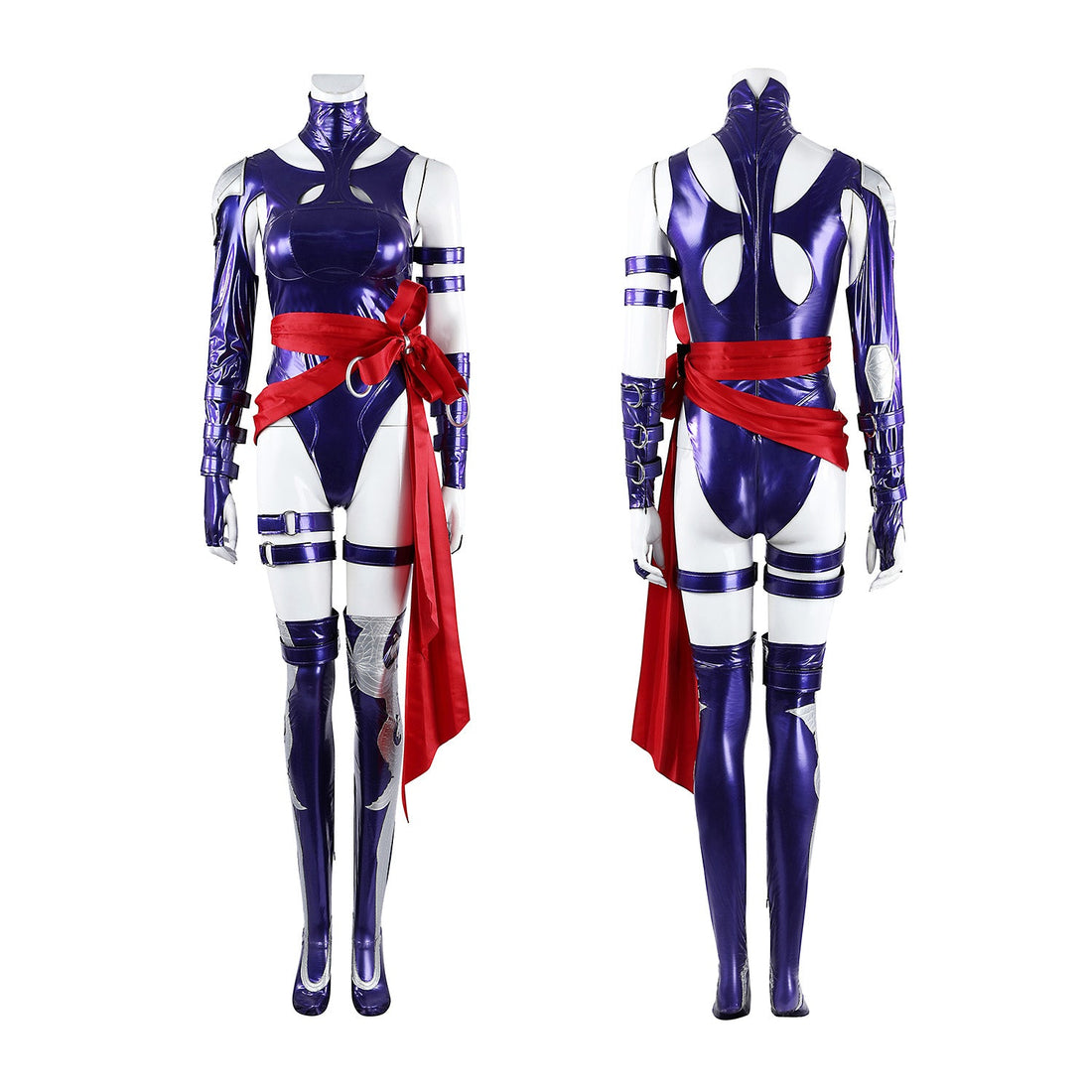 Marvel Rivals Luna Snow Psylocke Bodysuit Full Set Cosplay CostumesThemed Carnival Party Outfit