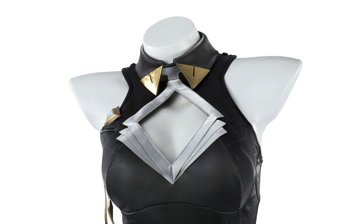 Overwatch Domina Golden Outfit Top Level Fullset Cosplay CostumesThemed Carnival Party Outfit