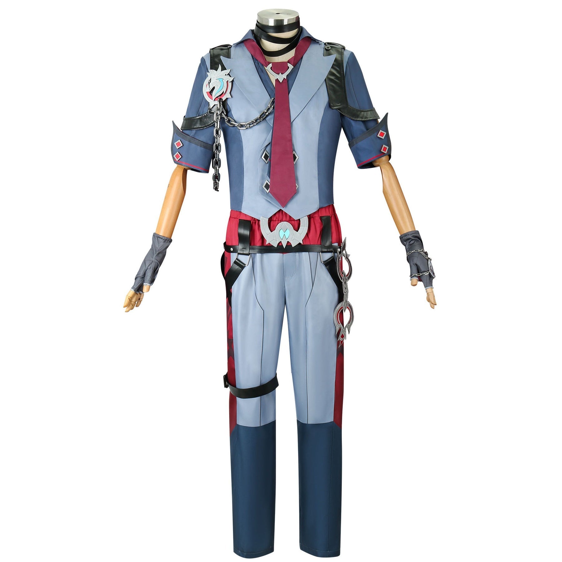 Genshin Impact Fontaine Judge Wriothesley Fullset Cosplay Costumes