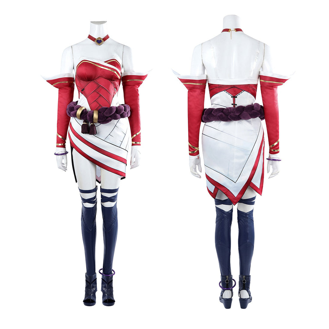 LOL 2XKO Ahri Female Full Set Top Level Cosplay Costumes