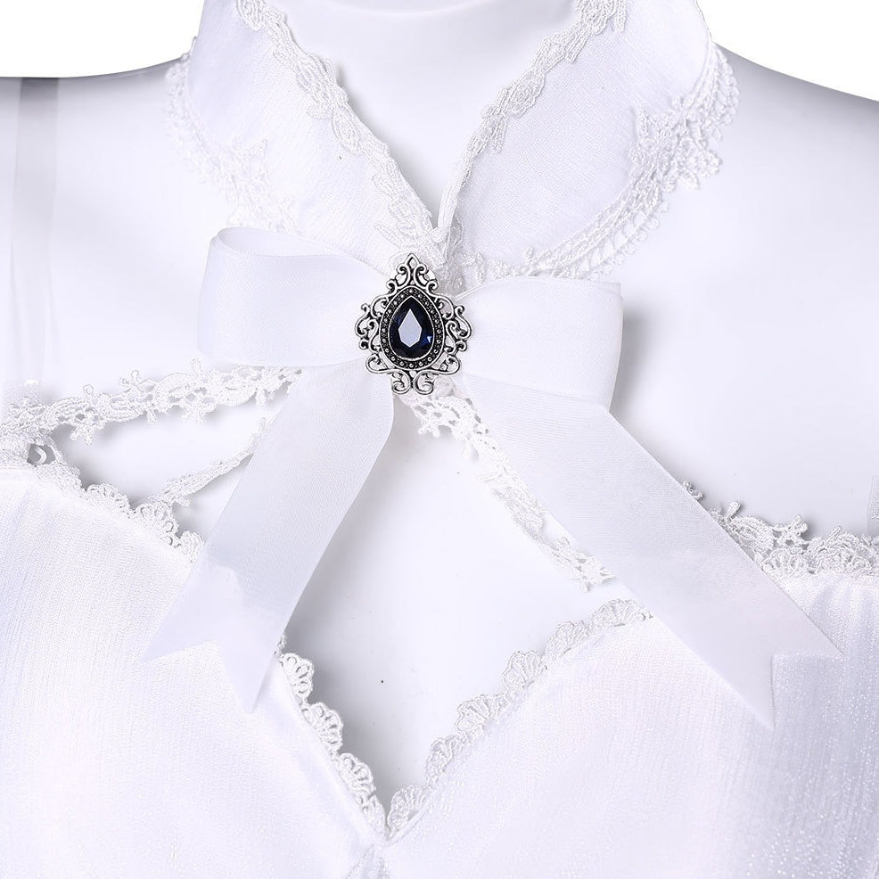 Azur Lane Cheshire White Seaside Melody Wedding Dress Cosplay Costumes