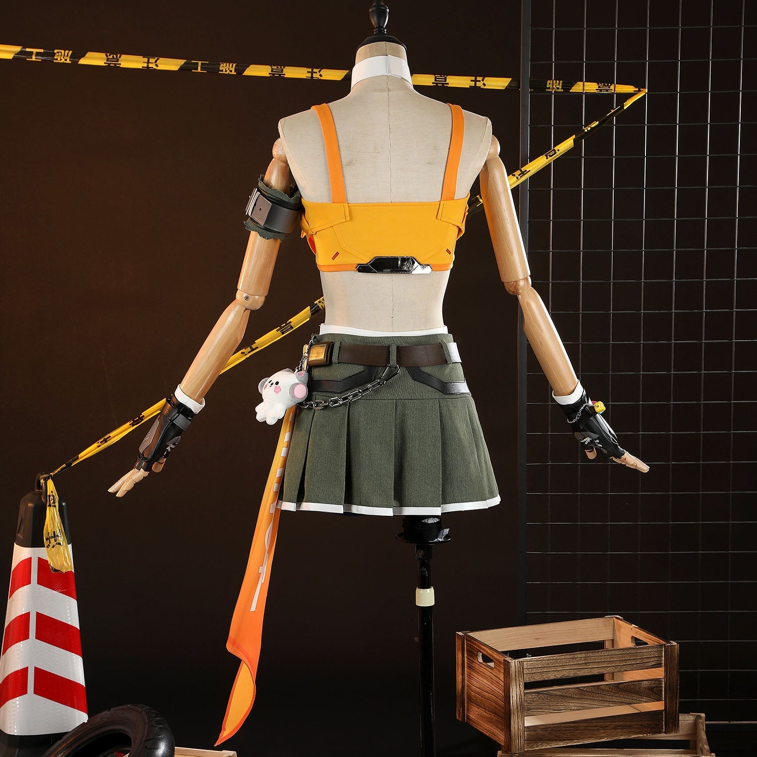 Overwatch 2 X LE SSERAFIM FEARLESS Mercy Cosplay CostumesThemed Carnival Party Outfit