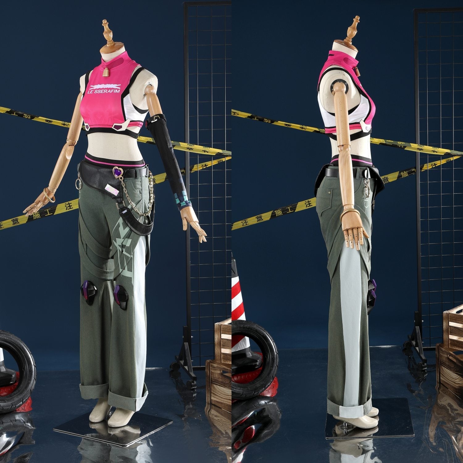Overwatch 2 Juno X LE SSERAFIM FEARLESS Female Cosplay CostumesThemed Carnival Party Outfit