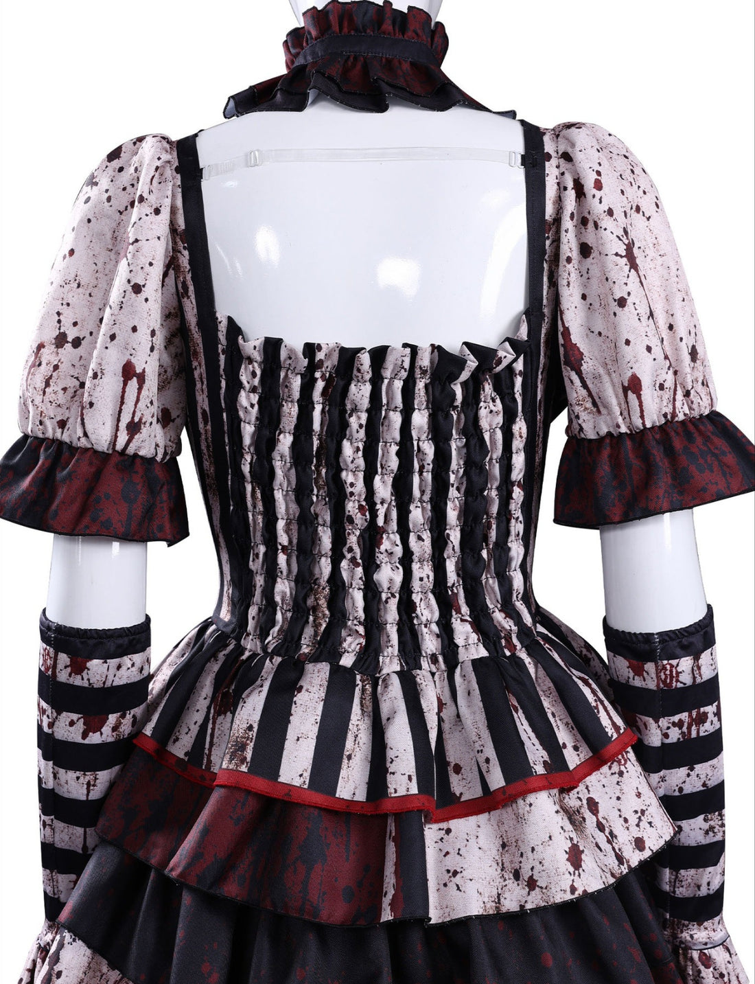 Killer Terrifier Clown Bloodstained Premium Edition Cosplay Costume Halloween Party Joker Outfit