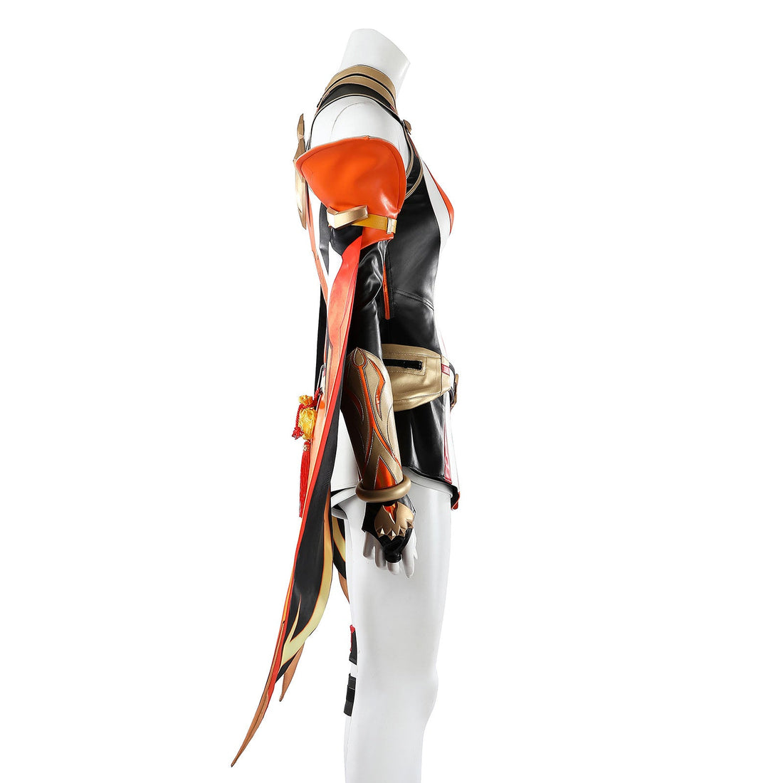 Overwatch Anran Orange Outfit Top Level Fullset Cosplay CostumesThemed Carnival Party Outfit