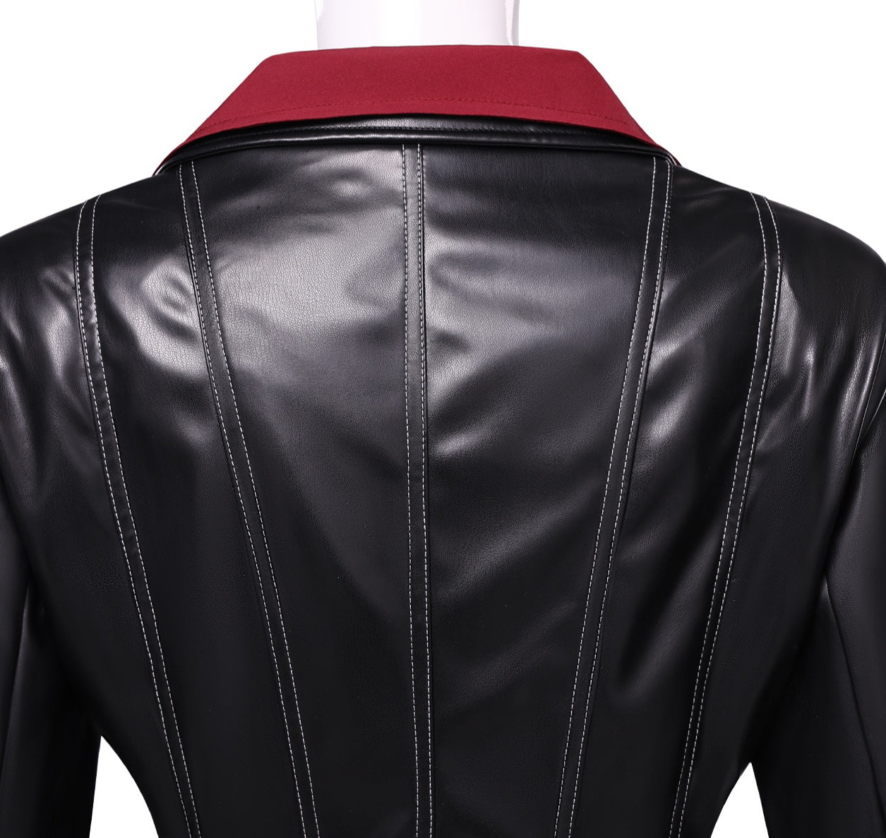 Resident Evil Ada Wong Black Leather Suit Cosplay Costumes Halloween Themed Carnival Outfit