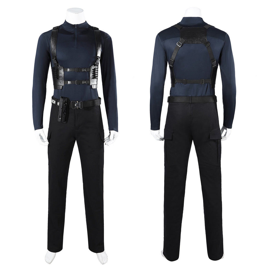 Resident Evil 9 Requiem Leon Leather Jacket Fullset Cosplay CostumesThemed Carnival Party Outfit