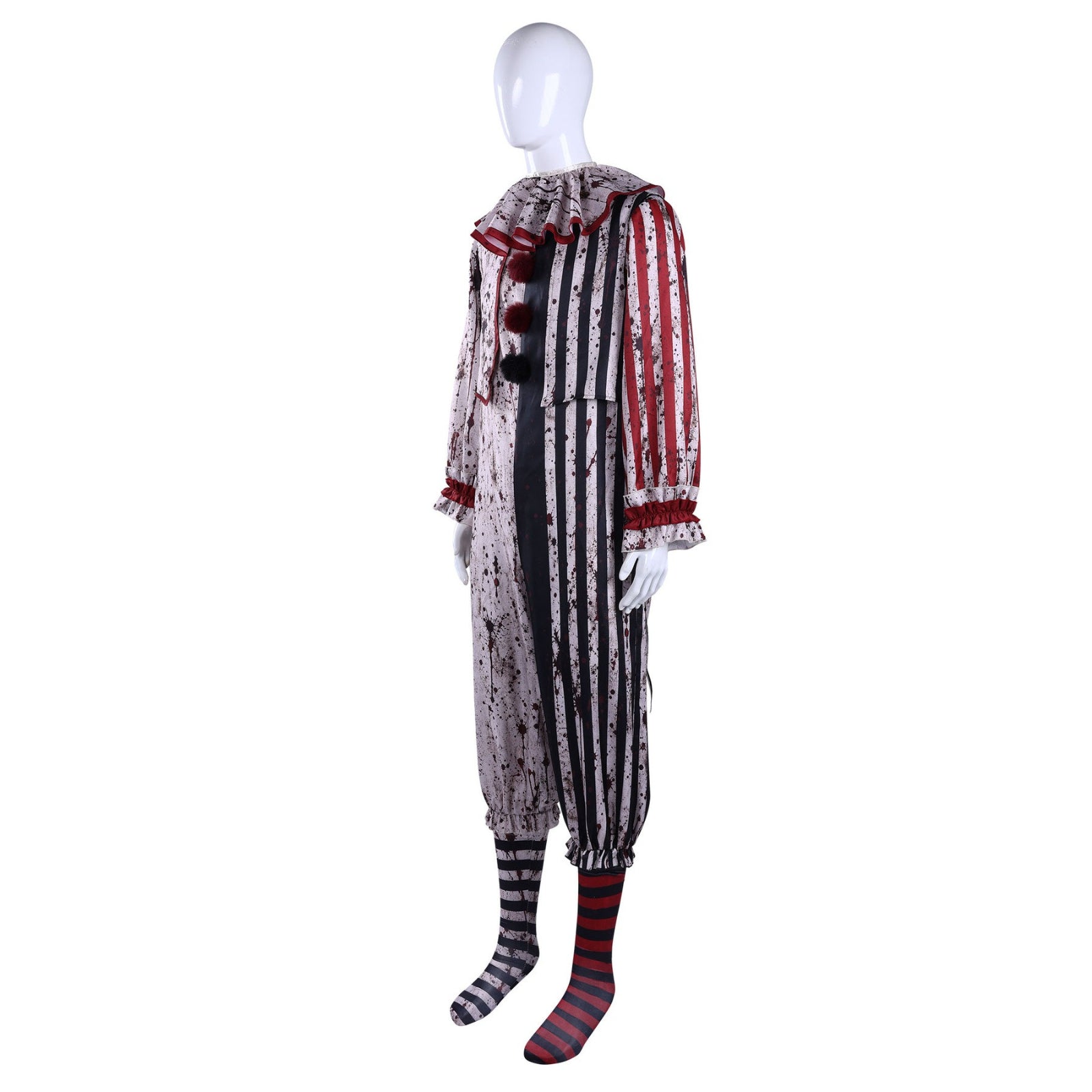 Killer Terrifier Clown Bloodstained Premium Edition Cosplay Costume Halloween Party Joker Outfit