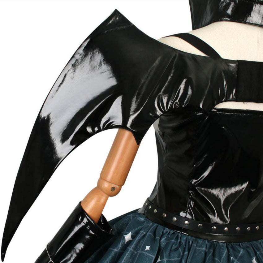 Virtual Idol Crossover Raccoon Lolita Little Devil Dress Outfit Fullset Cosplay Costume