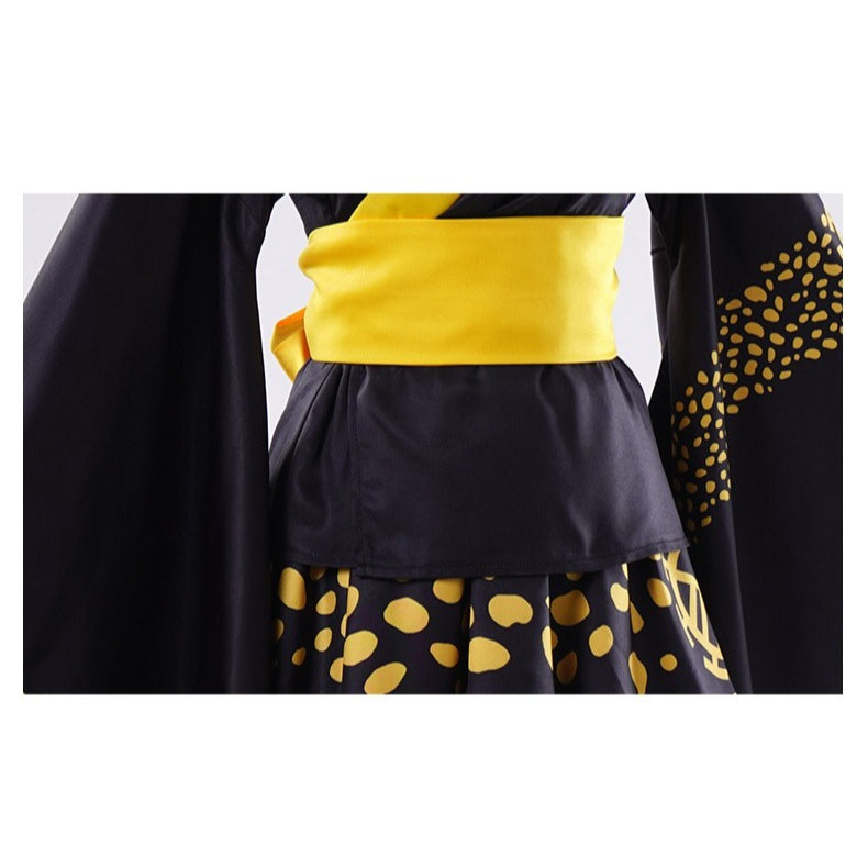 Navigation Trafalgar D. Water Law Cosplay Genderbend One Piece Kimono Women Halloween Dress