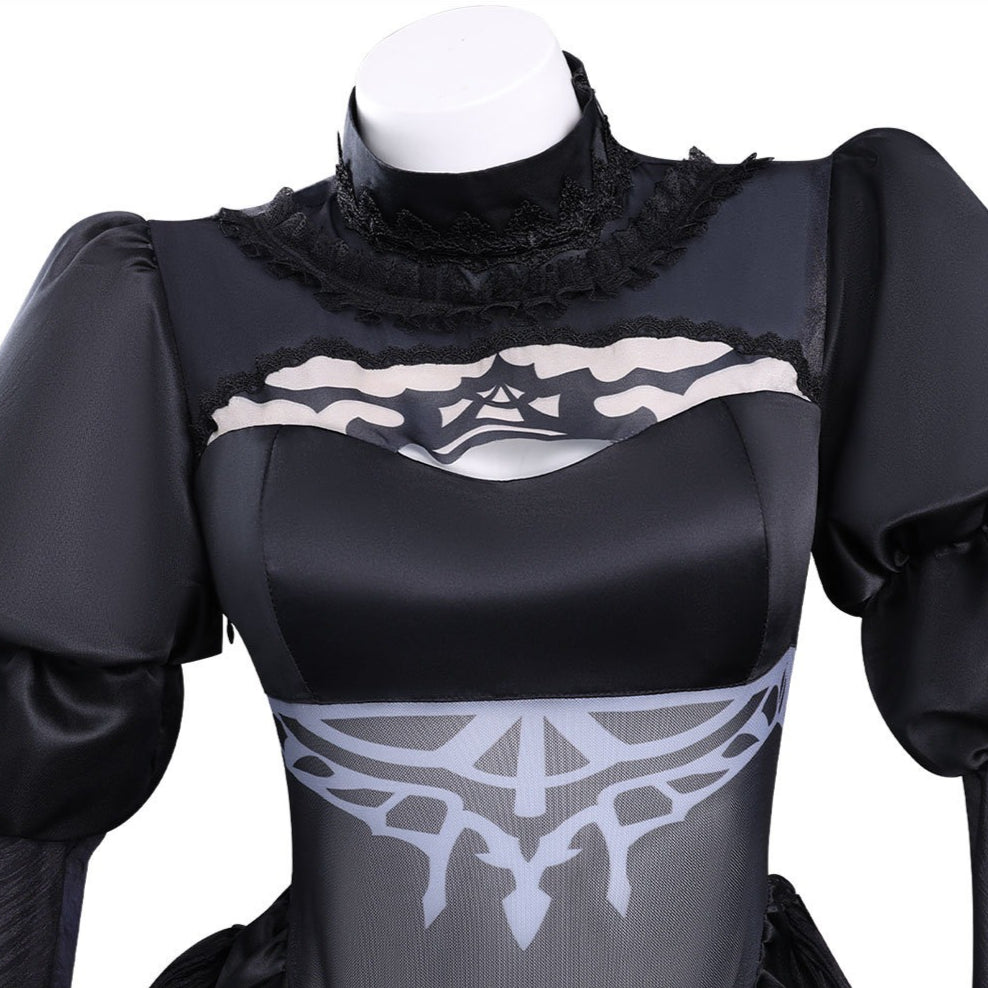 NieR:Automata YoRHa No.2 Type B 2B Black Bridal Gown Cosplay Costumes