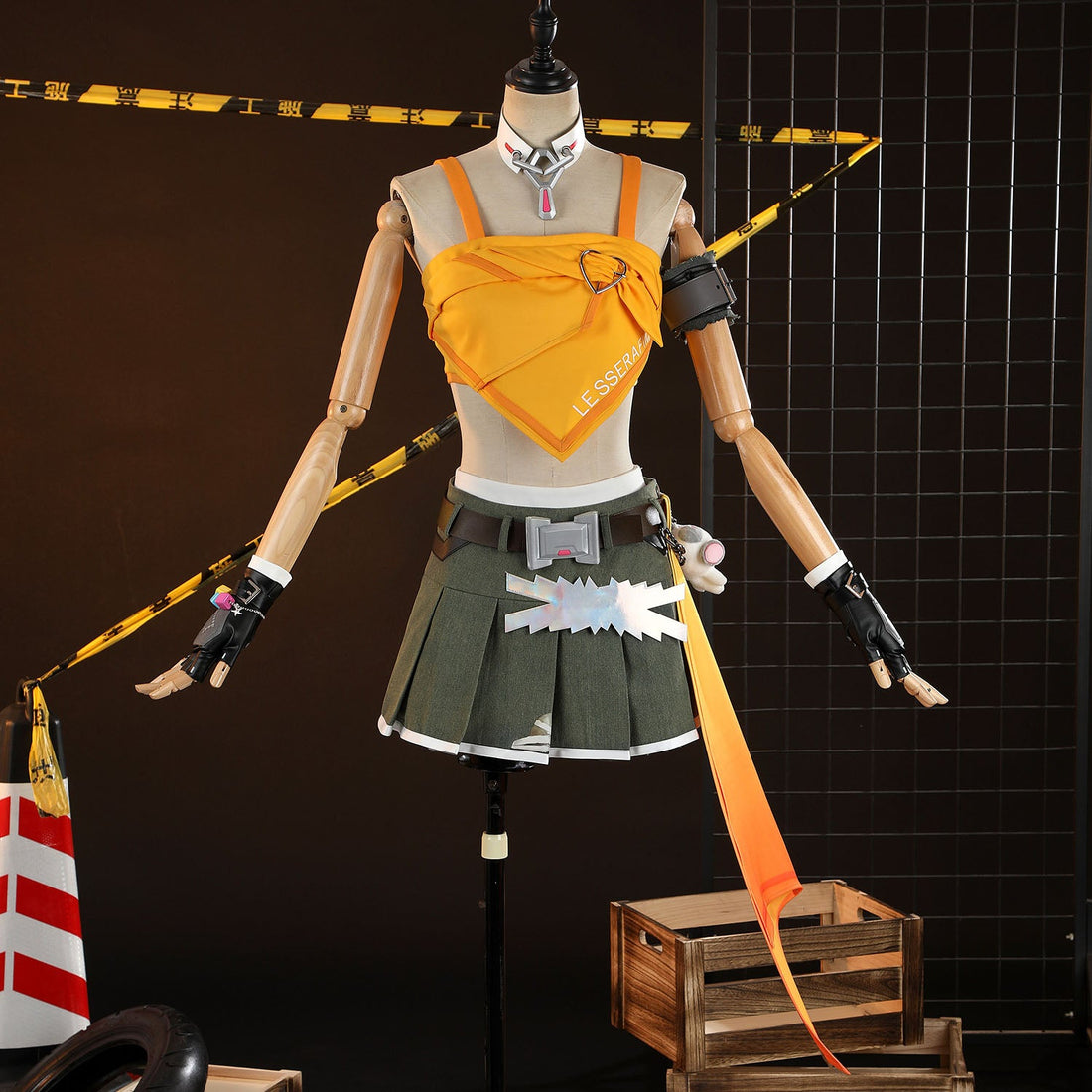 Overwatch 2 X LE SSERAFIM FEARLESS Mercy Cosplay CostumesThemed Carnival Party Outfit