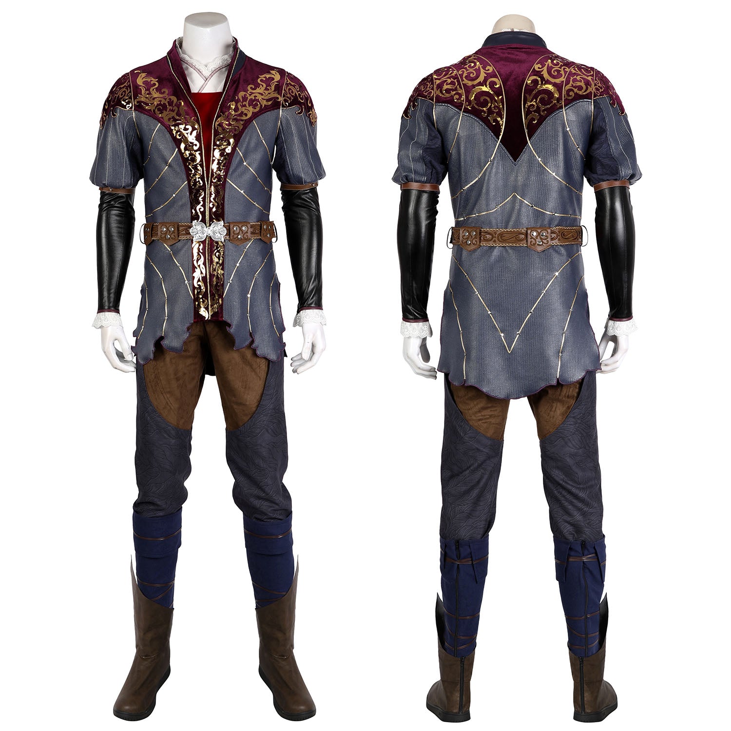 Baldur's Gate 3 Astarion Male Fullset Cosplay CostumesThemed Carnival Party Outfit
