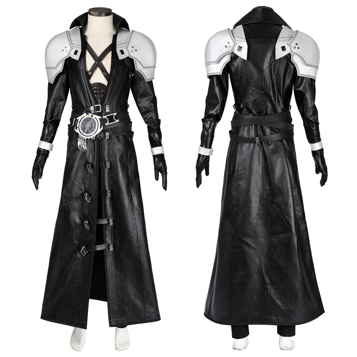 Final Fantasy VII Rebirth Sephiroth Male Cosplay CostumesThemed Carnival Party Outfit