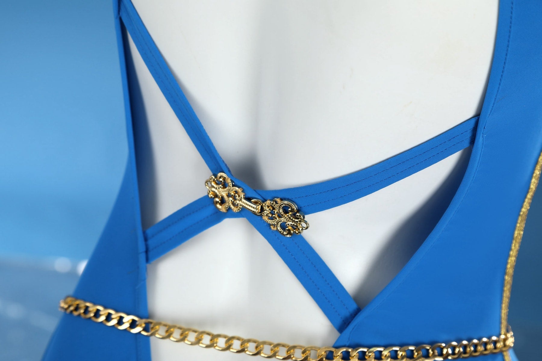Game Street Fighter 6 Chun Li Woman Swimsuit Cosplay CostumesThemed Carnival Party Outfit