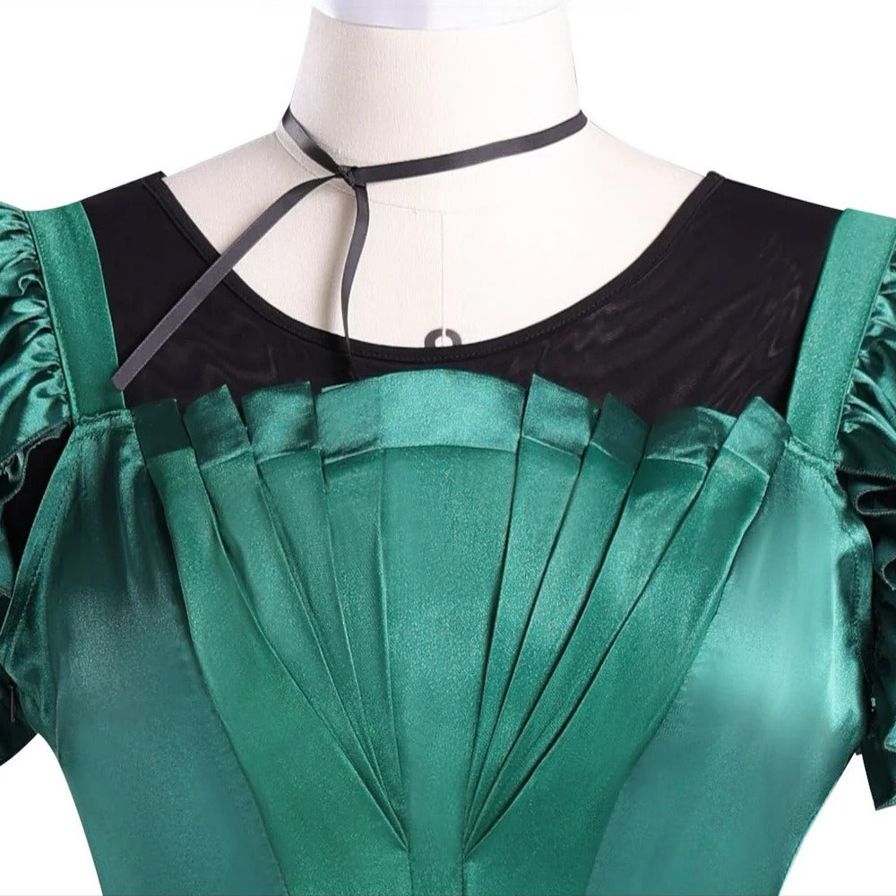 Wednesday 2 Addams Agnes Nevermore Academy Dance Dress Adult Kids Costumes