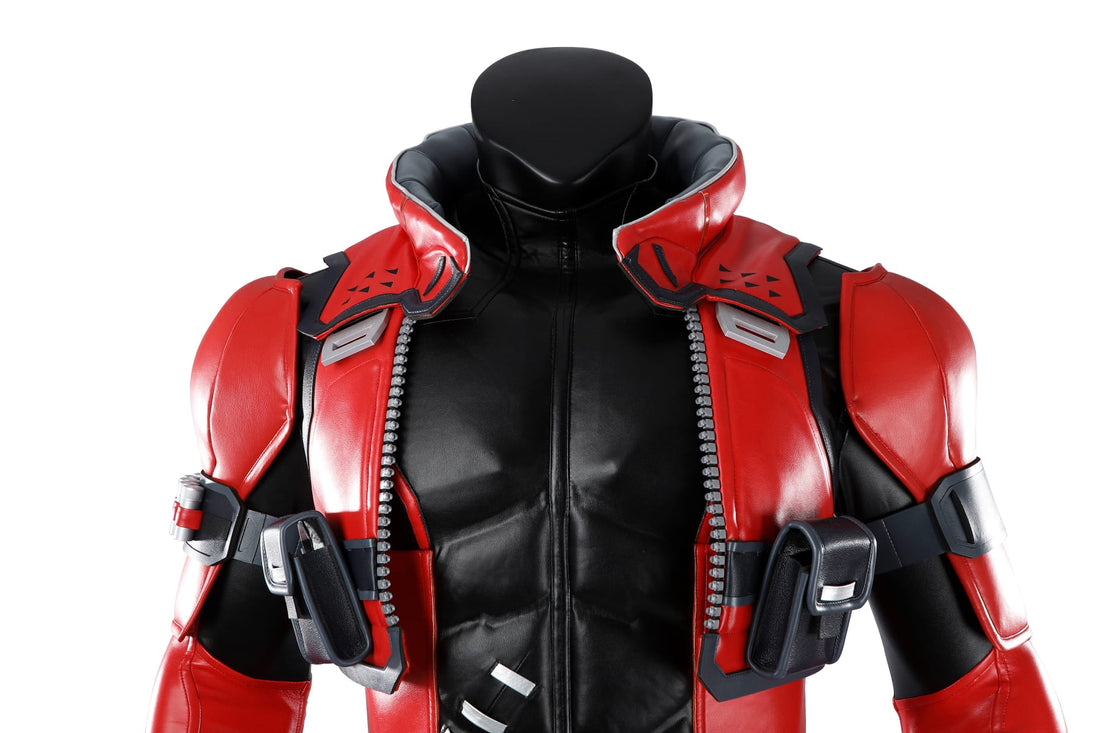 Marvel Rivals Deadpool Ver 2 Red Suit Top Level Cosplay CostumesThemed Carnival Party Outfit