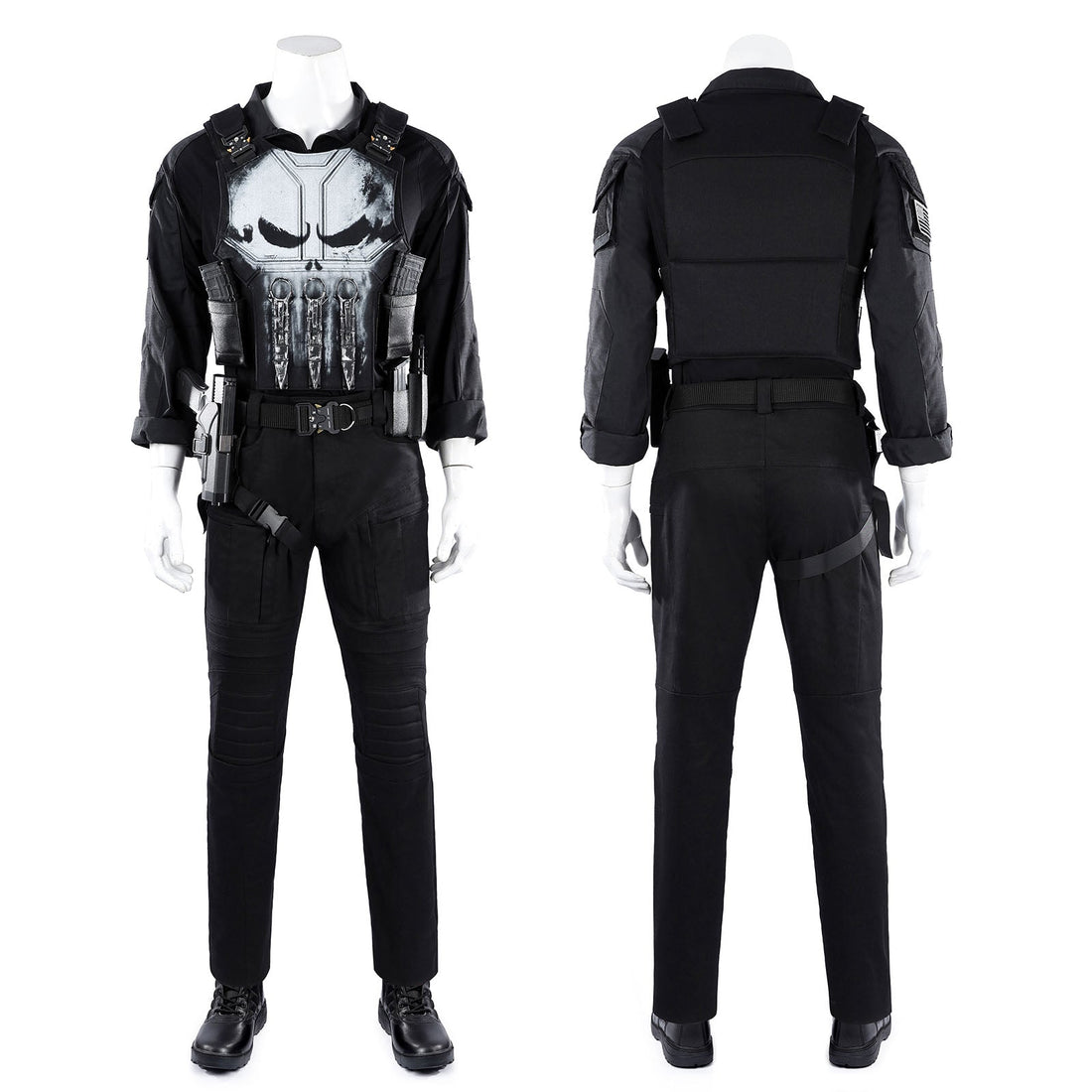 Spider-Man 4 Punisher Cosplay Costumes Brand New Day Halloween Theme Party OutfitsThemed Carnival Party Outfit