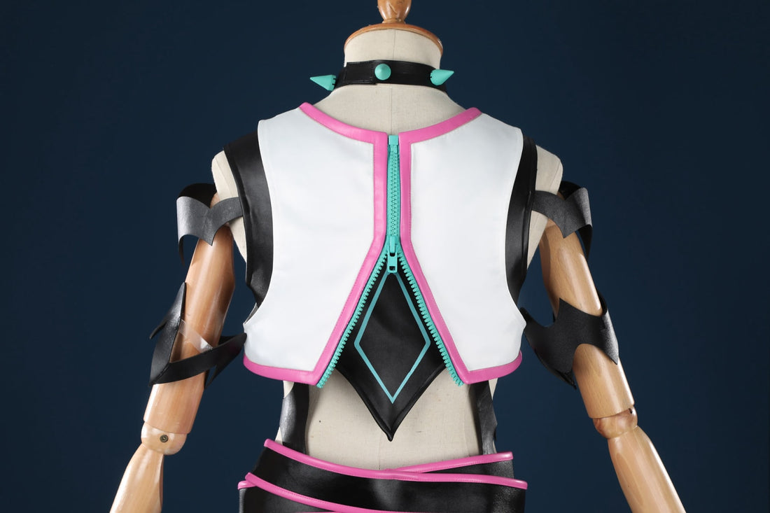 Overwatch 2 X Street Fighter 6 Juri Kiriko Cosplay CostumesThemed Carnival Party Outfit
