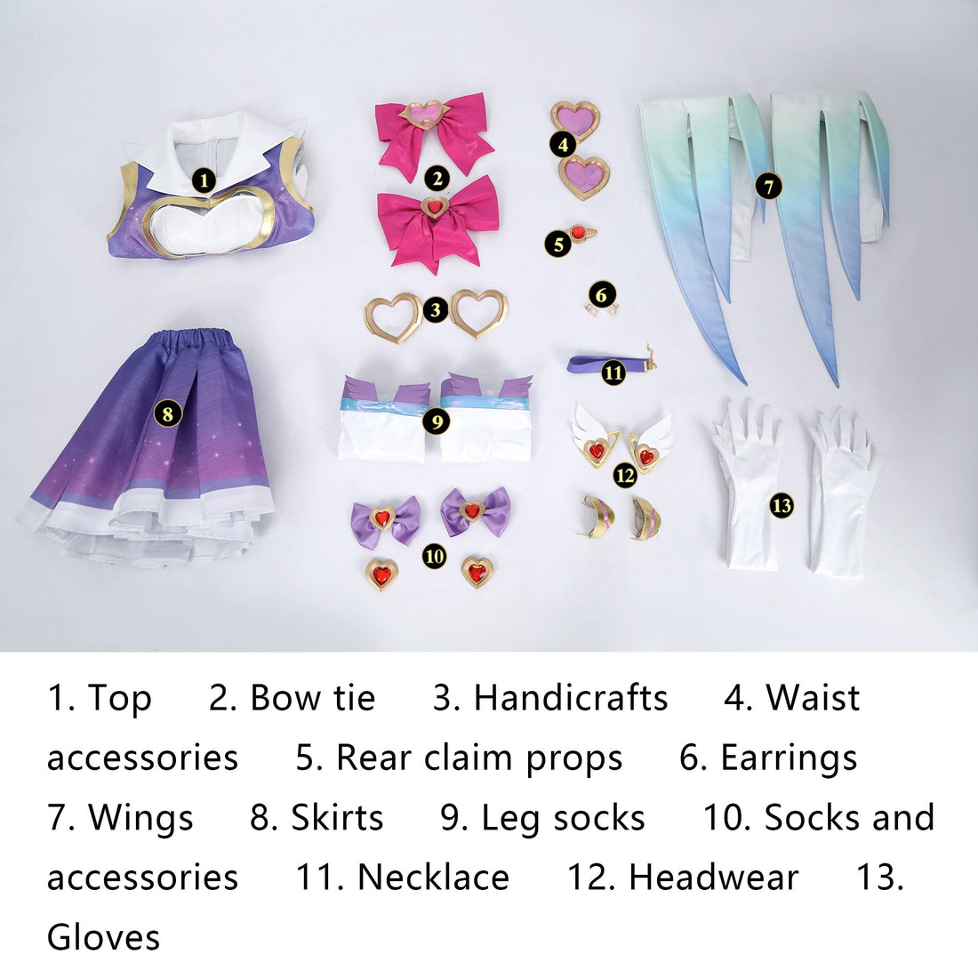 Overwatch 2 Magical Girl Kiriko Dress Full Set Cosplay CostumesThemed Carnival Party Outfit