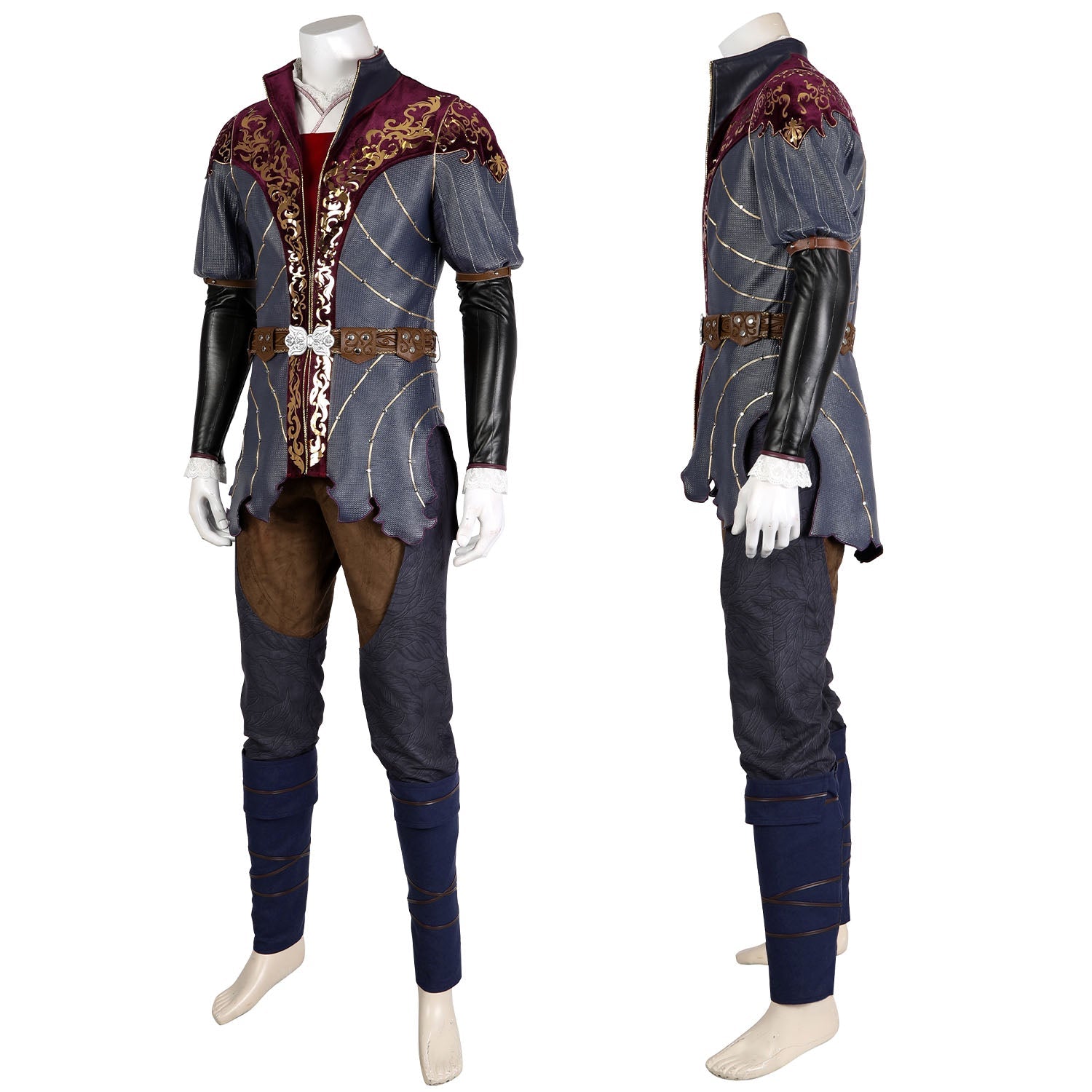 Baldur's Gate 3 Astarion Male Fullset Cosplay CostumesThemed Carnival Party Outfit
