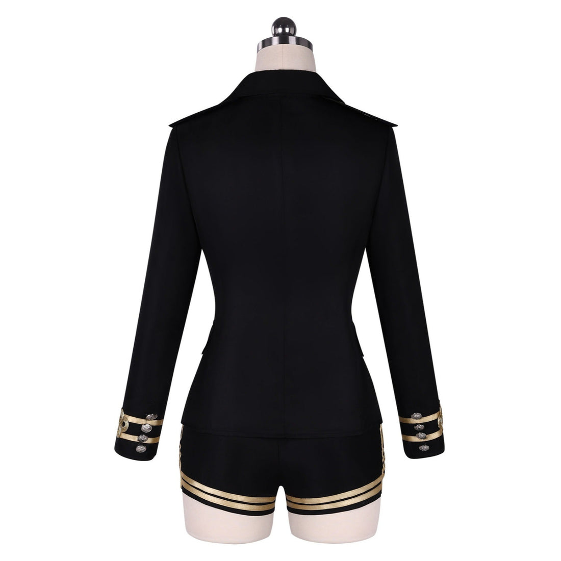 K-Pop Girl IVE Jang Won Young Same Style White Sailor Navy Uniform Stage Outfit