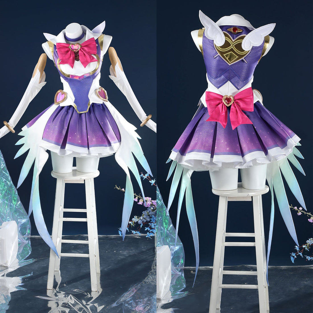 Overwatch 2 Magical Girl Kiriko Dress Full Set Cosplay CostumesThemed Carnival Party Outfit